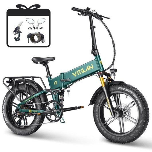 Elektrofahrrad Vitilan I7 Pro 3.0 Gruen