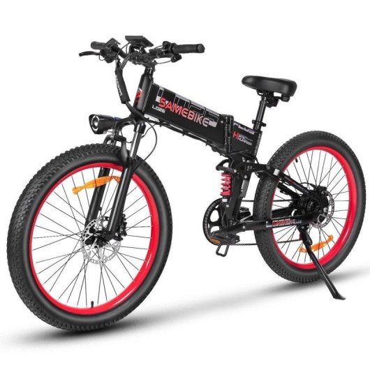 Bicicleta Eléctrica Doblatable Samebike LO26 Plus 26" 48V 15Ah 100 km