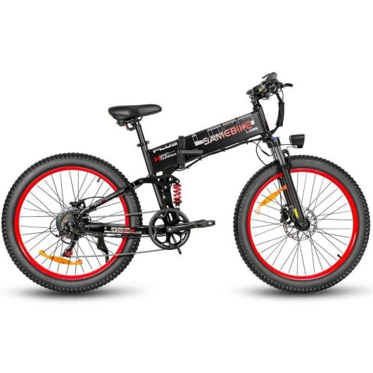 Bicicleta Eléctrica Doblatable Samebike LO26 Plus 26" 48V 15Ah 100 km