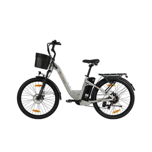 Bicicleta Eléctrica TTGO C2 PRO Batería 36 V 18 Ah Autonomía 120 km