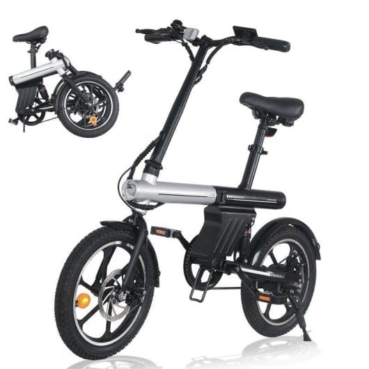 Bicicletta elettrica pieghevole AVDL A11 250W Batteria 36V 12,8Ah Ruote 16"