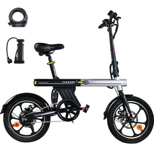 Bicicletta elettrica pieghevole AVDL A11 250W Batteria 36V 12,8Ah Ruote 16"