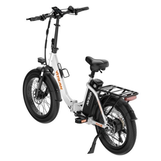 Bicicleta eletrica Vitilan U3 branco