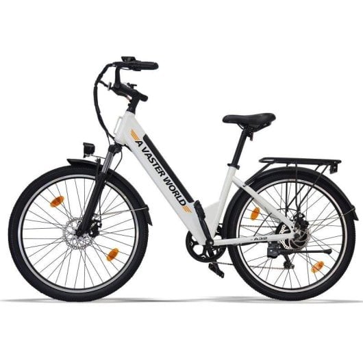 Bicicleta Eléctrica AVDL A32 250 W 48 V 10,4 Ah 50-60 km 26" Blanca