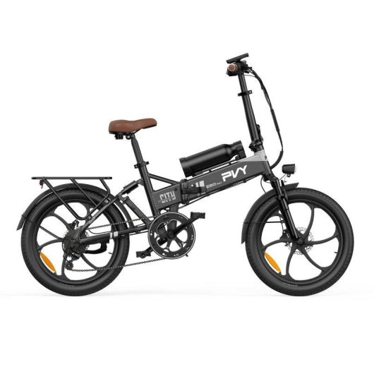 Bicicletta Elettrica Pieghevole PVY Z20 MAX Grigio