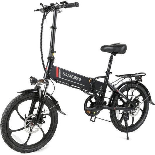 Bicicleta Eletrica Samebike 20LVXD30-II 20 polegadas Preta