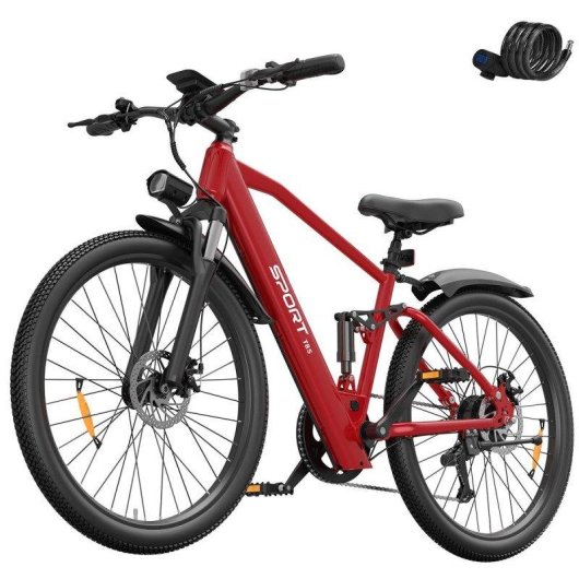 Bicicletta elettrica Toofly T8S 26" 48 V Shimano 7 velocità