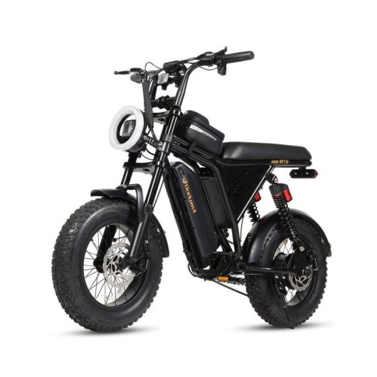 Bicicletta elettrica Bodywel M16 Pro fuoristrada 250 W 48 V nera