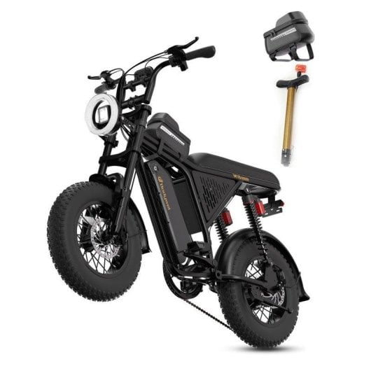 Bicicletta elettrica Bodywel M16 Pro fuoristrada 250 W 48 V nera