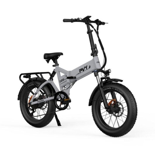 E-Bike PVY Z20 Plus faltbares Fatbike grau 20 Zoll