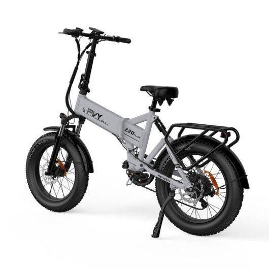 E-Bike PVY Z20 Plus faltbares Fatbike grau 20 Zoll