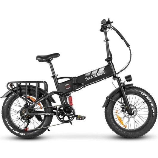 Bicicleta Eléctrica Dobrável Samebike RS-A02 Pro Bateria Removível 20 Polegadas