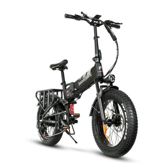Bicicleta Eléctrica Dobrável Samebike RS-A02 Pro Bateria Removível 20 Polegadas
