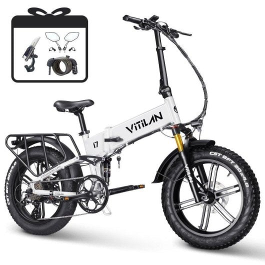 Elektro-Fahrrad Vitilan I7 Pro 3.0 Weiss