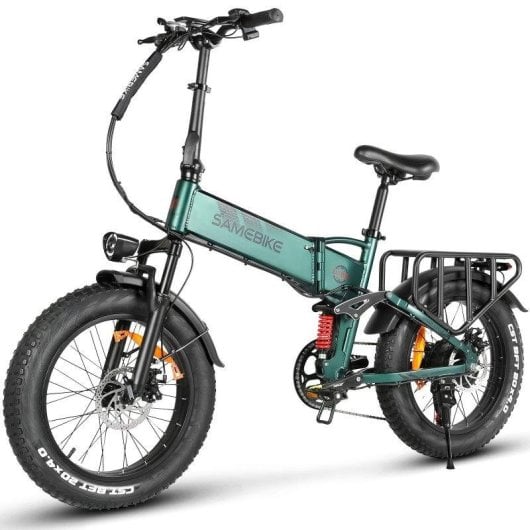Bicicleta Eletrica Dobravel Samebike RS-A02 Pro 20 Polegadas Verde