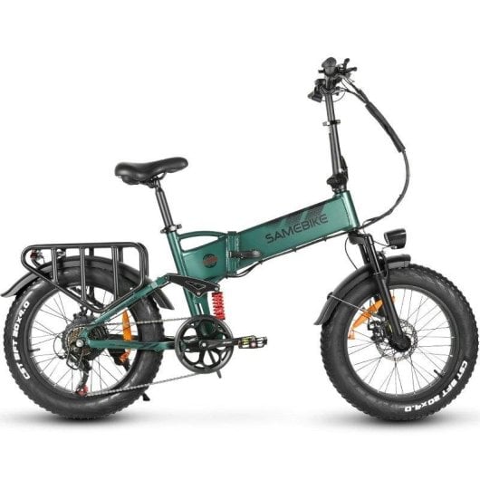 Bicicleta Eletrica Dobravel Samebike RS-A02 Pro 20 Polegadas Verde
