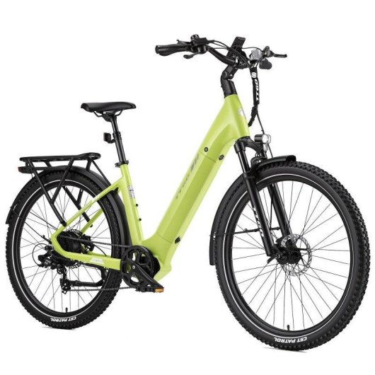 Bicicleta Elétrica TTGO Z3 Travões hidráulicos Bateria 48V 15Ah Motor traseiro