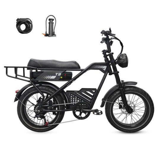 Velo electrique Avdl T3 - Pneus larges 20x4 et charge utile 150 kg