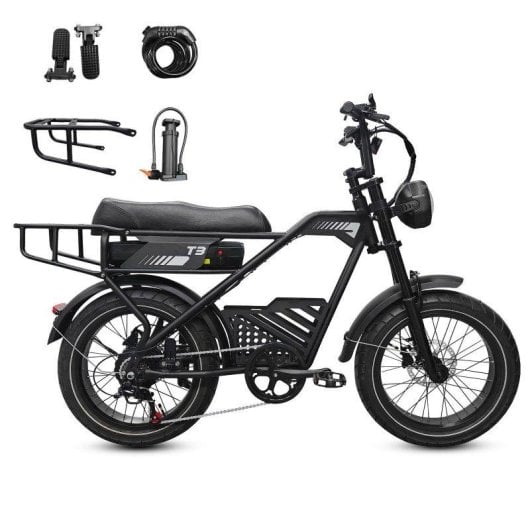 Velo electrique Avdl T3 - Pneus larges 20x4 et charge utile 150 kg