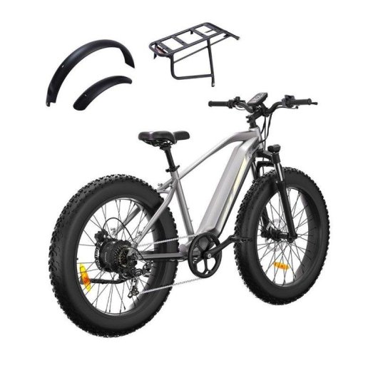 Velo tout-terrain electrique Bodywel D6 - Argent