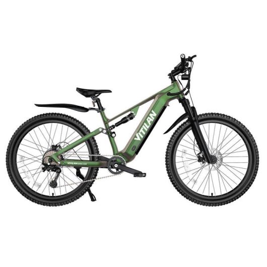 Vélo électrique Vitilan M5 vert, 250 W, 48 V 15 Ah