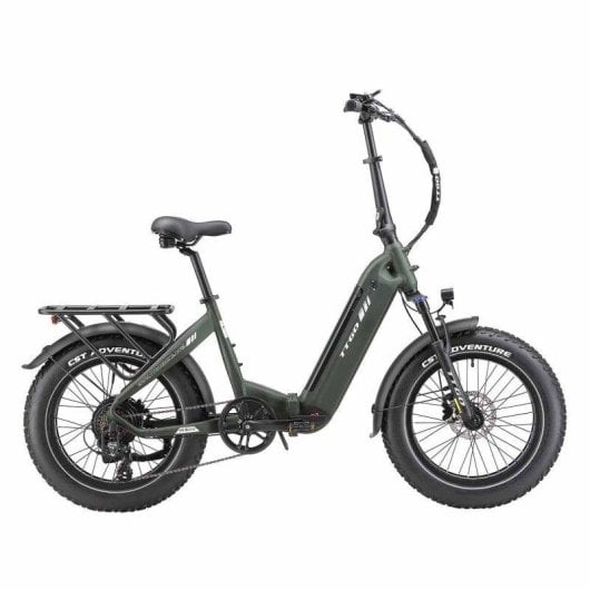 Bicicleta Eletrica TTGO F6 Boost Verde Dobrável