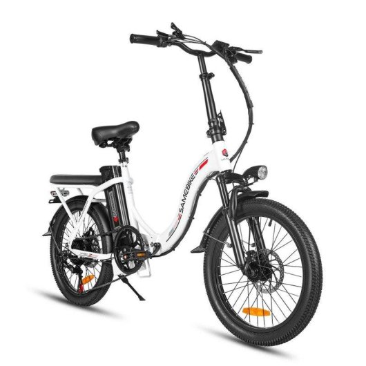 Bicicleta Elétrica Samebike CY20 20 Plegável 25 km/h 80 km Autonomia