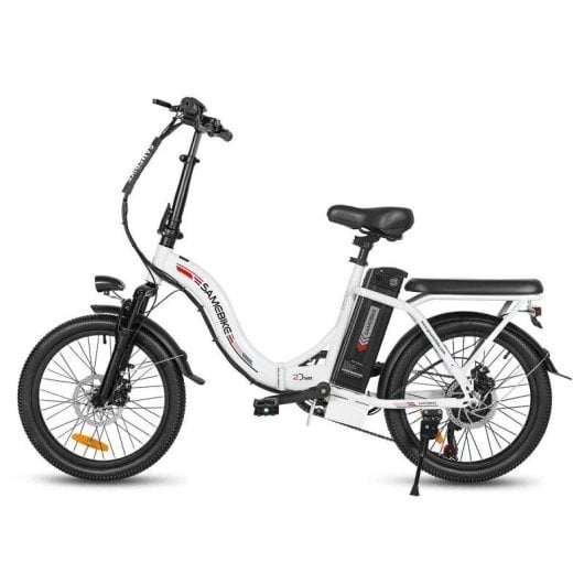 Bicicleta Elétrica Samebike CY20 20 Plegável 25 km/h 80 km Autonomia