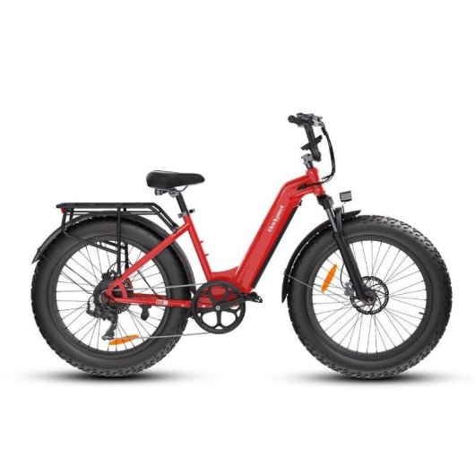 Vélo électrique Bodywel D9 250W 80Nm 48V 15Ah 26x4.0 Rouge