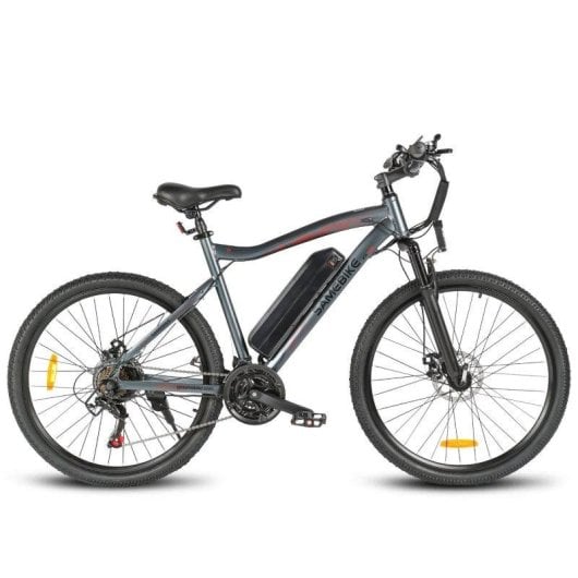 Bicicleta Eléctrica Samebike SY26-II 26" Gris Shimano 21 Velocidades Batería 13Ah