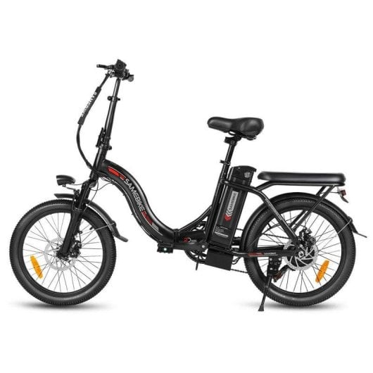 Bicicleta Eletrica Samebike CY20 20 polegadas Preta
