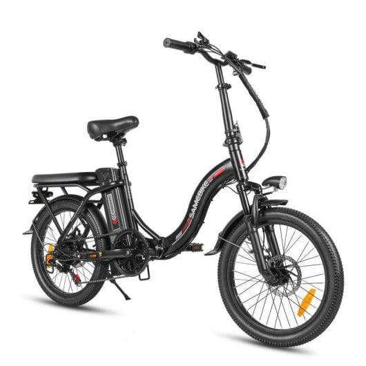 Bicicleta Eletrica Samebike CY20 20 polegadas Preta