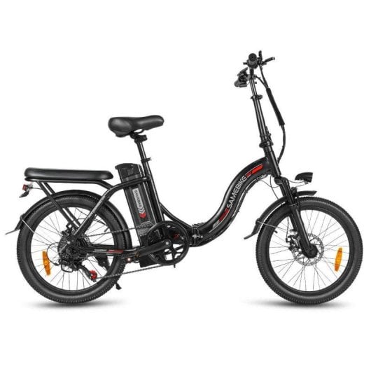 Bicicleta Eletrica Samebike CY20 20 polegadas Preta