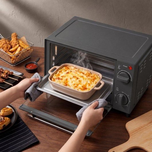 Horno de sobremesa Homcom 9L 35cm gris
