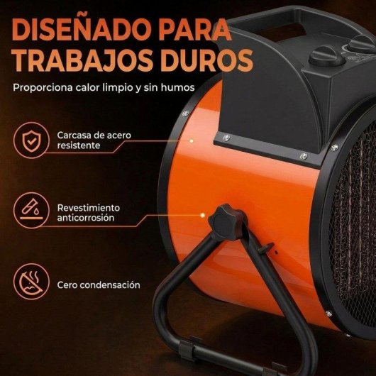 Calefactor cerámico Outsunny 5000 W portátil