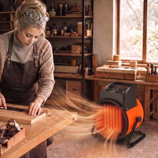 Calefactor cerámico Outsunny 5000 W portátil