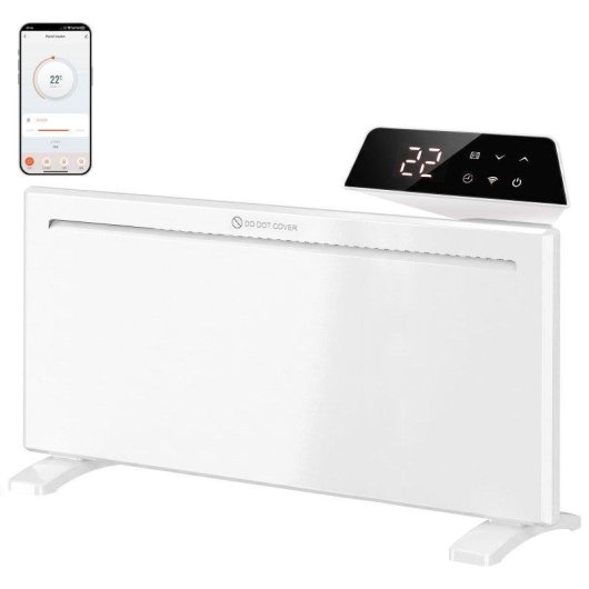 Calefactor de pared HOMCOM 2000 W WiFi