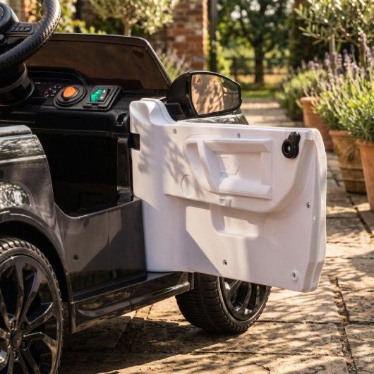 Coche Eléctrico Niños Policía Aiyaplay 12V 2 Motores Mando a Distancia Negro