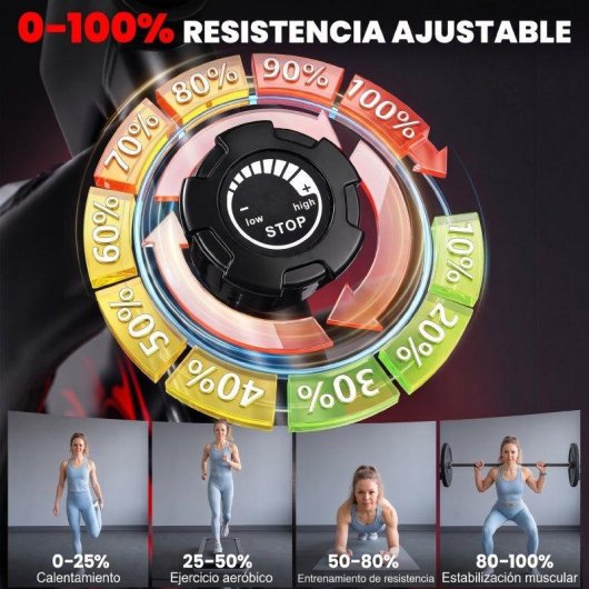 Bicicleta Estática Sportnow Resistencia Ajustable Bluetooth Volante 6 kg