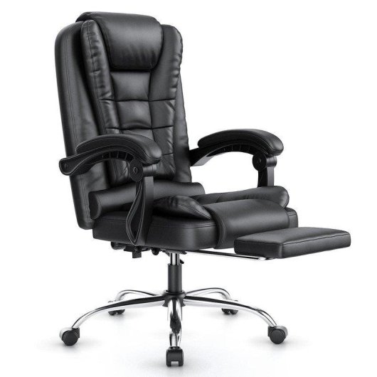 Kantoorstoel met voetensteun Naspaluro ergonomisch