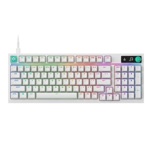 Tastiera Logitech G G316 X 98 gaming meccanica RGB bianca Italian