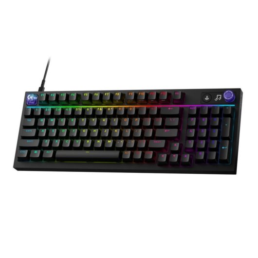 Teclado Logitech G G316 X 98 Gaming mecânico RGB preto AZERTY Belgian