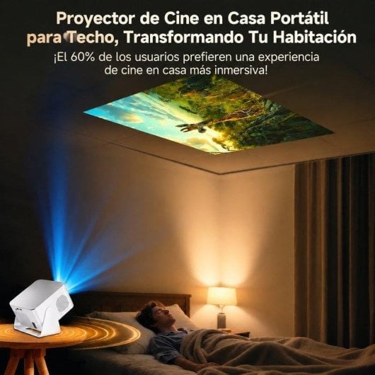 Proyector Magcubic HY350MAX Full HD 600 lúmenes 300" LED LCD Smart TV portátil