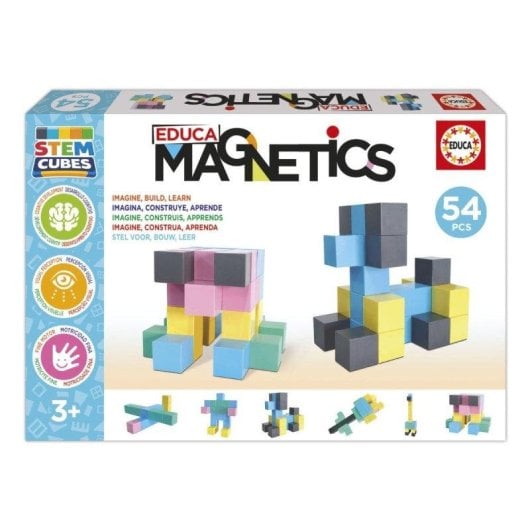 Educa Magnetics STEM Cubes 54 peças
