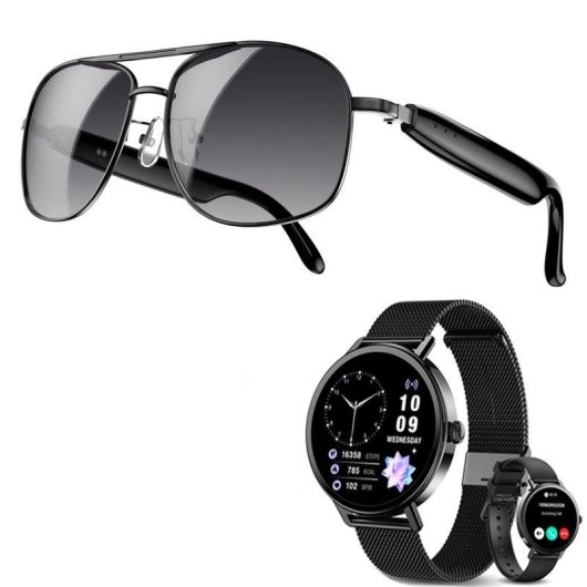 Blackview X30 + D1Pro Smart Glasses Bluetooth IP54 schwarz