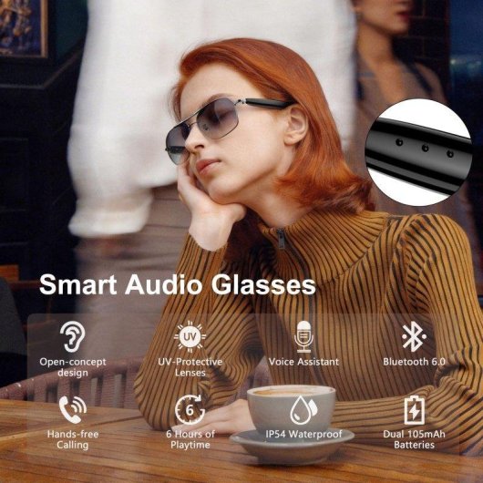 Blackview X30 + D1Pro Smart Glasses Bluetooth IP54 schwarz