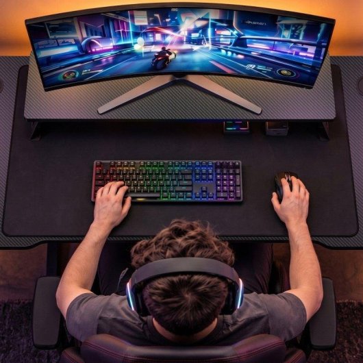 Mars Gaming MGS-X Suporte elevatório de monitor para secretária 13 a 32 pol., máx. 10 kg