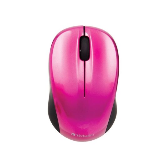 Souris Verbatim Go Nano sans fil 1600 DPI rose 3 boutons