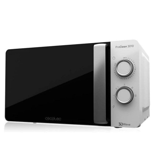 Micro-ondes Cecotec ProClean 3010 20L 700W avec 3DWave et Ready2Clean + Ampoule Intelligente Nivian RGB WiFi