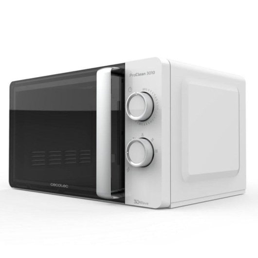 Micro-ondes Cecotec ProClean 3010 20L 700W avec 3DWave et Ready2Clean + Ampoule Intelligente Nivian RGB WiFi